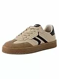 Tamaris Damen Sneaker Low Leder, beige, 40 EU
