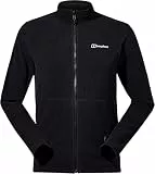 Berghaus Herren Prism Micro Polartec Fleece-Jacke mit durchgehendem Reißverschluss, Schwarz/Schwarz, XXL