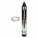 Einhell Tiefbrunnenpumpe GC-DW 1045 N (1000 Watt, bis zu 6500 L/h, max. Förderhöhe 45 m, Pumpendurchmesser 99 mm, 22 m Netzkabel)