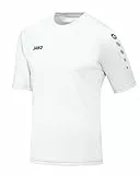 JAKO Herren Team (Kurzarm) Fußballtrikots, Weiß, L EU