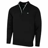 Calvin Klein Herren Heather Half Zip Pullover - Schwarz/Silber - L