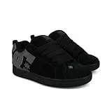 DC Court Graffik Se Skateschuh für Herren, Schwarz/Schwarz/Grau, 42 EU