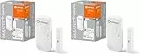 LEDVANCE SMART+ Contact Sensor mit WiFi-Technologie um offene Türen und Fenster zu erkennenn, Steuerung über Smartphone, Kompatibel mit Alexa und Google, 1er-Pack (Packung mit 2)