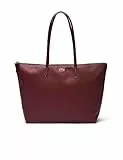 Lacoste Damen Henkeltasche L SHOPPING BAG, Handtasche,Griff-Tasche,DUNKELROT (M36),Einheitsgröße (One Size)