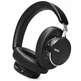AKG N9 Hybrid Over-Ear Kopfhörer – Kabeloser kristallklarer Sound, True Adaptive Noise Cancelling, Zoom-zertifizierte Anrufqualität, 100h Akkulaufzeit, Bluetooth, USB-C, schwarz