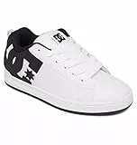 DC Shoes Herren Court Graffik Schuh, White/Black/Black, 44 EU