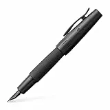 Faber-Castell 148620 - Füllfederhalter e-motion pure, Feder M, Geschenkverpackung, schwarz