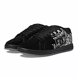 DC - Herren Gaveler Lowtop Schuhe, 40.5 EU, Black/Gum