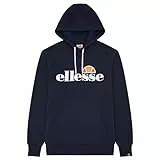 Ellesse Mens SL Gottero OH Hoody Sweatshirt, Navy, MED