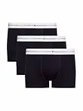 Tommy Hilfiger Herren 3er Pack Boxershorts Trunks Unterwäsche, Blau (Desert Sky/Desert Sky/Desert Sky), M