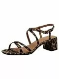 Tamaris Damen Sandalette mit Blockabsatz, braun, 41 EU