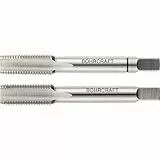 Bohrcraft Handgewindebohrer DIN 5157 G HSS-G, Whitworth-Rohr 1/2 Zoll x 14, 2-teilig in Unibox, 1 Stück, 41021100012