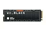 WD_BLACK SN850X NVMe SSD mit Heatsink 1 TB interne SSD (Gaming Speicher, PCIe Gen4-Technologie, Lesen 7.300 MB/s, Schreiben 6.300 MB/s) Schwarz