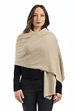 Dalle Piane Cashmere Damen Stola Kaschmir-Mix - Beige
