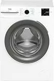 Beko BM3WFU4941W1, Waschmaschine, 9 kg, Frontlader, Restzeitanzeige, Waschvollautomat, 1400 U/min, SteamCure Dampffunktion, allergikergeeignet, Weiß
