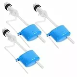 Gatuida 3 Stück Teiliges Wc Spülventil Langlebige Toiletten Ersatzteile Kompatibel mit Standard Spülkästen Installieren Robustes Ablaufventil für Bad und Wc