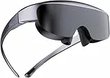 CommSin AR-Brille 4K - Auflösung 1920 * 1080 Virtual Cinema Screen, Ultraleichte Brille für Gaming und Arbeit, Eingebauter HiFi-Sound, 0-600° Myopieeinstellung, Kompatibel mit iOS/Android/PC