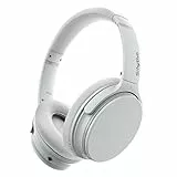 Srhythm NC25 Noise Cancelling Kopfhörer Bluetooth 5.3,Over Ear Headset mit Hi-Fi,Faltbar,Kabellos,50 Stunden Wiedergabezeit,Mikrofon,Spielmodus mit Niedriger Latenzzeit,Memory Protein Ohrmuscheln