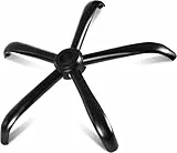 Mastery Mart 70cm Bürostuhl Fußkreuz, Belastbar bis 200kg, Universal 5-Sterne Metallrahmen Basis, Geeignet für 11mm x 22mm Rollen und 50mm Gasfeder, Strapazierfähig, Schwarz