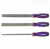 WORKPRO Raspelfeilen-Set, 3-teilig, Größe 200 mm, hochwertiges Werkzeug für Reparaturen und Schleifarbeiten