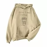 datuhao damen tunika langarm elegant pullover,Hoodie Damen Kapuzenpullover mit Kapuze mit Kapuze Langarmshirt Zip Baumwoll Vintage Mantel Freizeit Große Größen Pulli Sport Ausgefallene Oberteile