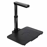 VBESTLIFE Dokumentenkamera, Buchscanner Overhead-Scanner HD 5MP Tragbare USB-Doc-Cam, A4-Fanggröße mit LED-Licht für ID-Karten-Bilderbuch, für Fernunterricht, Unterricht, Lernen, Dateidokument