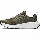 Under Armour Herren Charged Commit Training 4, atmungsaktive Herren Trainingsschuhe, stoßdämpfende Fitnessschuhe,Expedition Green / Halo Gray / Steel,42.5