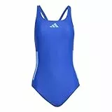 adidas Damen 3 Stripes C-Back Swimsuit Swimwear, Semi Lucid Blue/Blue Fusion, 42