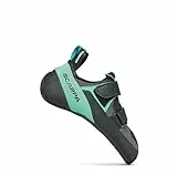 Scarpa Arpia V Lv Blau-Grau - Vielseitiger komfortabler Kletterschuh, Größe EU 38.5 - Farbe Shark - Aqua