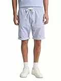 TOM TAILOR Denim Herren 1045195 Bermuda Shorts, 38197-Sodalite Blue Dot Structure, XL