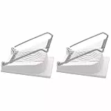 FACKELMANN 41901, Eierschneider, Ei-Schneider,11 x 8 x 3 cm, Weiß (Packung mit 2)