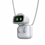 EMOPET Aibi Pocket Pet – tragbarer Roboter | ChatGPT-betriebener KI-Begleiter mit Sprachbefehlen, emotionaler Interaktion, Singen & Tanzen | Magnetisch an jedem Ort befestigt | Ultra tragbar