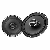 PIONEER TS-A1671F 16,5 cm 3-Weg-Koaxial-Lautsprecher Set mit 2 Lautsprechern (je 320 W max., 70 W Sinus), kraftvoller Klang, hoher Wirkungsgrad, 48 mm Einbautiefe, 144 mm Einbauausschnitt, mit Gitter