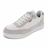 Levi's Herren Aden Sneaker, Weiß/Natur, 44 EU