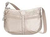 Kipling IZELLAH Mittelgroße Umhängetasche, Metallic Glow (Silber)
