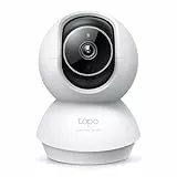 Tapo C230 3K 5MP Überwachungskamera innen 360°, WLAN 2,4GHz, KI-Erkennung, Nachtsicht, Bewegungserkennung, Zwei-Wege-Audio, Kompatibel mit Alexa und Google Assistant, microSD bis 512 GB