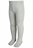 Sterntaler Strumpfhose uni - Baby und Kinder Strumpfhose mit hohem Baumwollanteil (90%) - hautsympathisch - bequeme Passform - pflegeleicht -Babykleidung ab Geburt - Größe 68, Farbe silber melange