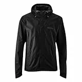 Gonso Save Light, Herren Fahrradjacke, Wasserdichte Regenjacke, Wasserdicht bis 10.000 mm & winddicht, G-Tex, 2-Lagenlaminat & getapte Nähte, Weite Passform, PFC-frei, Schwarz, Gr. 4XL