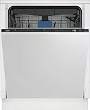 Beko BDIN38440 Einbau-Geschirrspüler 60 cm vollintegriert, für 14 Maßgedecke, 3 Spülebenen, 5 Temperaturen, Schnell+, SteamGloss Trocknung, CornerIntense, TrayWash