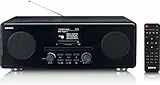 Lenco DIR 260 Internetradio - DAB+ Digitalradio - Bluetooth - WLAN - Radio-CD Player - 2,8“ Farbdisplay - AUX - Wecker - App Steuerung via Undok - 2 x 10 Watt RMS - schwarz