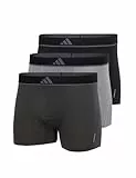 adidas Herren Boxershorts 3er Pack-Trunk (3PK) -Active Micro Flex Eco Unterwäsche, 907 Assorted 2, M