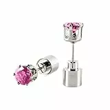 Unendliche Ohrringe Ein Paar LED-Leuchtohrringe, leuchtende Ohrringe, Bar, Nachtclub, KTV, leuchtender Schmuck, geeignet für Karneval, Partyzubehör, Tanz, Karneval, (Pink, One Size)