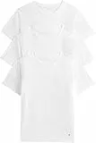 Tommy Hilfiger Herren 3er Pack T-Shirts Kurzarm Stretch Rundhalsausschnitt, Weiß (White/White/White), XXL