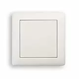 Universal LED Tastdimmer 3-140W mit Bedienelement reinweiß Set mit Abdeckrahmen System Gira (S55 reinweiß)