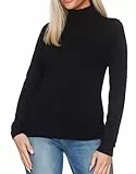 Vero Moda Damen VMGLORY LS Rollneck Blouse NOOS Pullover, Schwarz, M