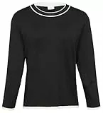 s.Oliver BLACK LABEL Damen 2159951 Pullover mit kontrastierter Rippblende, 9999, 40