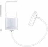Baby Nasensauger, Tragbarer Handsauger Nasensauger, Leicht zu bedienen, Weicher Silikon-Nasenreiniger für Baby-Kleinkind, Unterdruck-Prinzip (White)