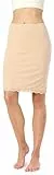 Bellivalini Unterrock Damen Bequeme Sommermode für Damen BLV50-176 (Nude, S)
