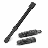 AEG AKIT21 Duster Kit (Biegsamer Staubwedel, Saugschlauch, Reinigung empfindlicher Gegenstände, kratzfreies Abstauben, Staubsauger-Aufsatz, waschbar, passend für QX6, QX7, QX8-2, QX9, grau/schwarz)