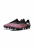 PUMA Unisex Future 8 Play FG/AG Fussballschuh, Black White-Glowing RED, 42 EU